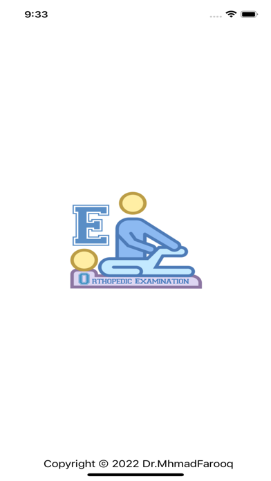 Orthopedic Examination Lite Screenshot