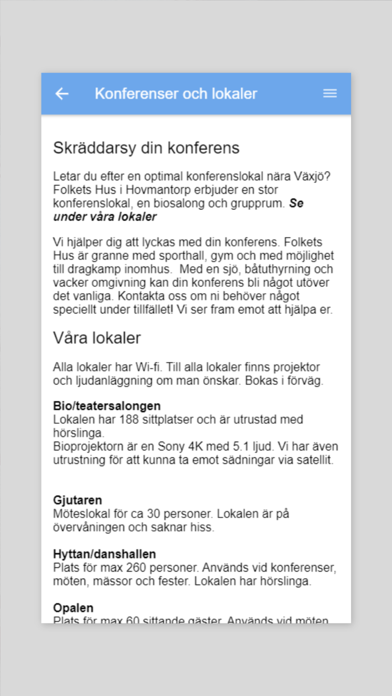 Folkets Hus Hovmantorp Screenshot