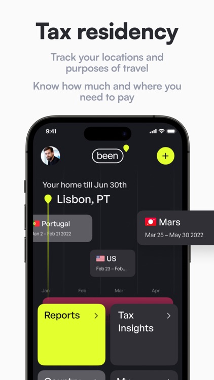 been - Tax Residency Tracker