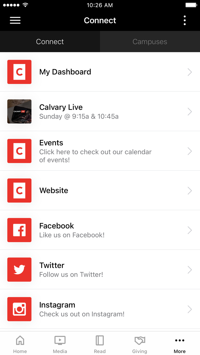 Calvary.ch App