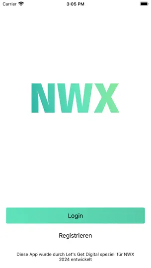 Screenshot von NWX Circle Event auf dem iPhone 1