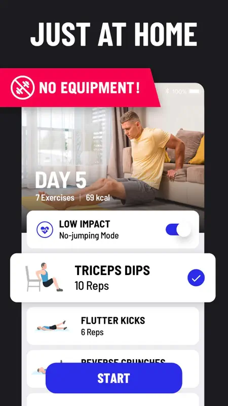Lose Weight for Men at Home screenshot 4 of 7