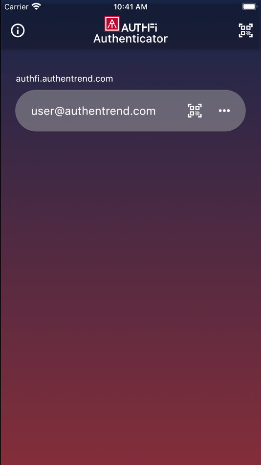 AT.AuthFi Authenticator (iOS) Bởi: AuthenTrend Technology Inc.
