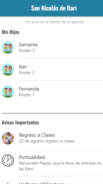 Colegio San Nicolás de Bari Screenshot