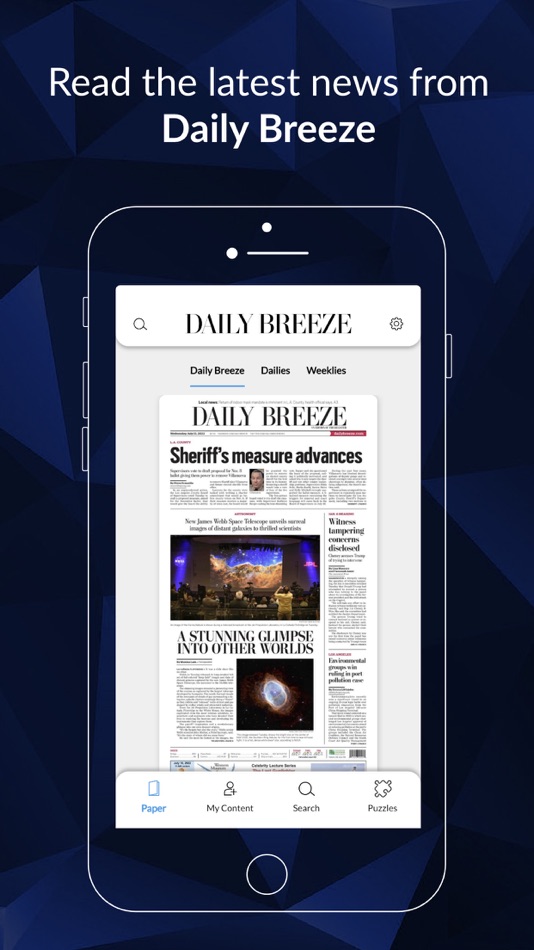 #1. Daily Breeze e-Edition (iOS) 由: Los Angeles Newspaper Group