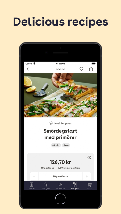 Mathem - Online grocery store Screenshot