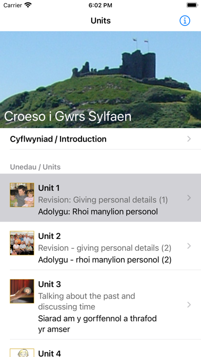 Cwrs Sylfaen Screenshot
