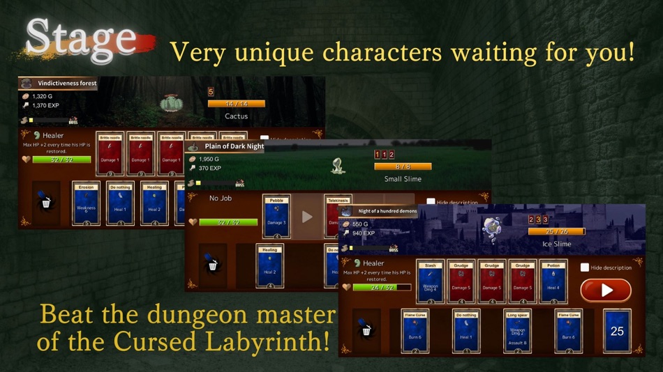 #6. Cursed Labyrinth -Hack & Slash (iOS) โดย: YASUHIDE KOBAYASHI