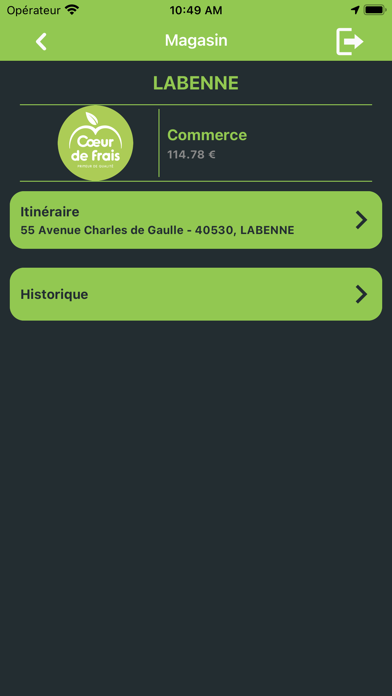 Coeur de frais Screenshot