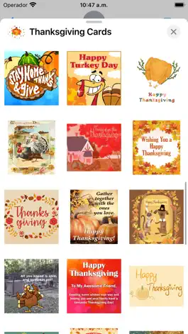 Game screenshot Thanksgiving - Animated Cards hack