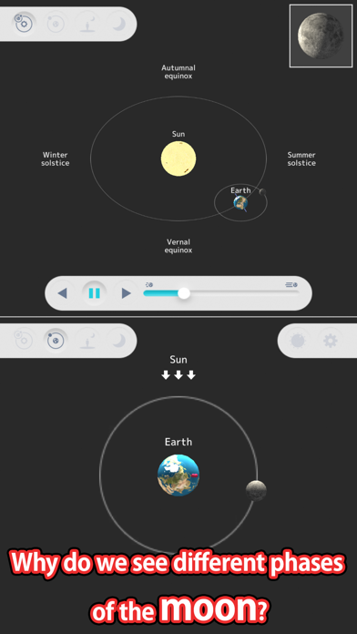 Moon phases assist Screenshot