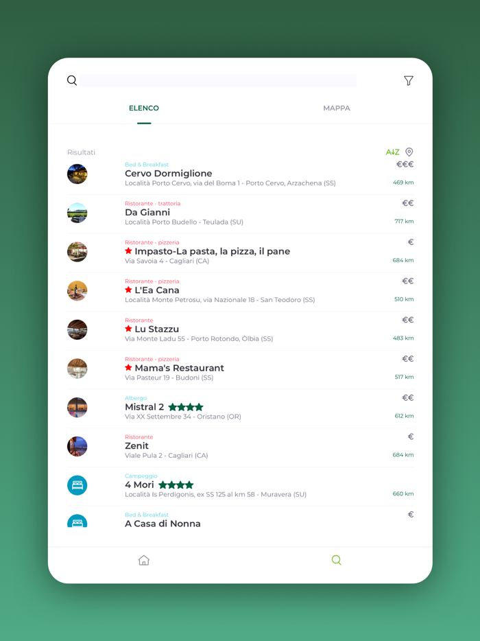 Sardinia – Sleeping and Eating