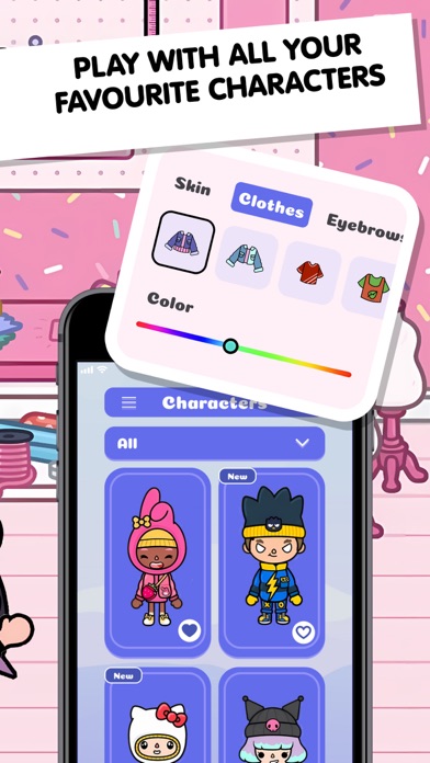 Hello Kitty Mods Toca World Screenshot