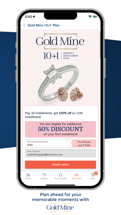 BlueStone Jewellery Online Screenshot