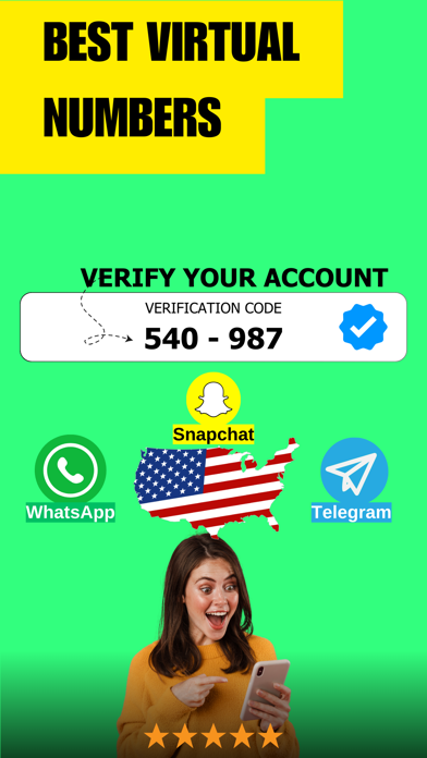 WhatsApp Virtual Phone Number Screenshot