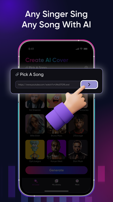 SingUp Music: AI Cover Songs Screenshot