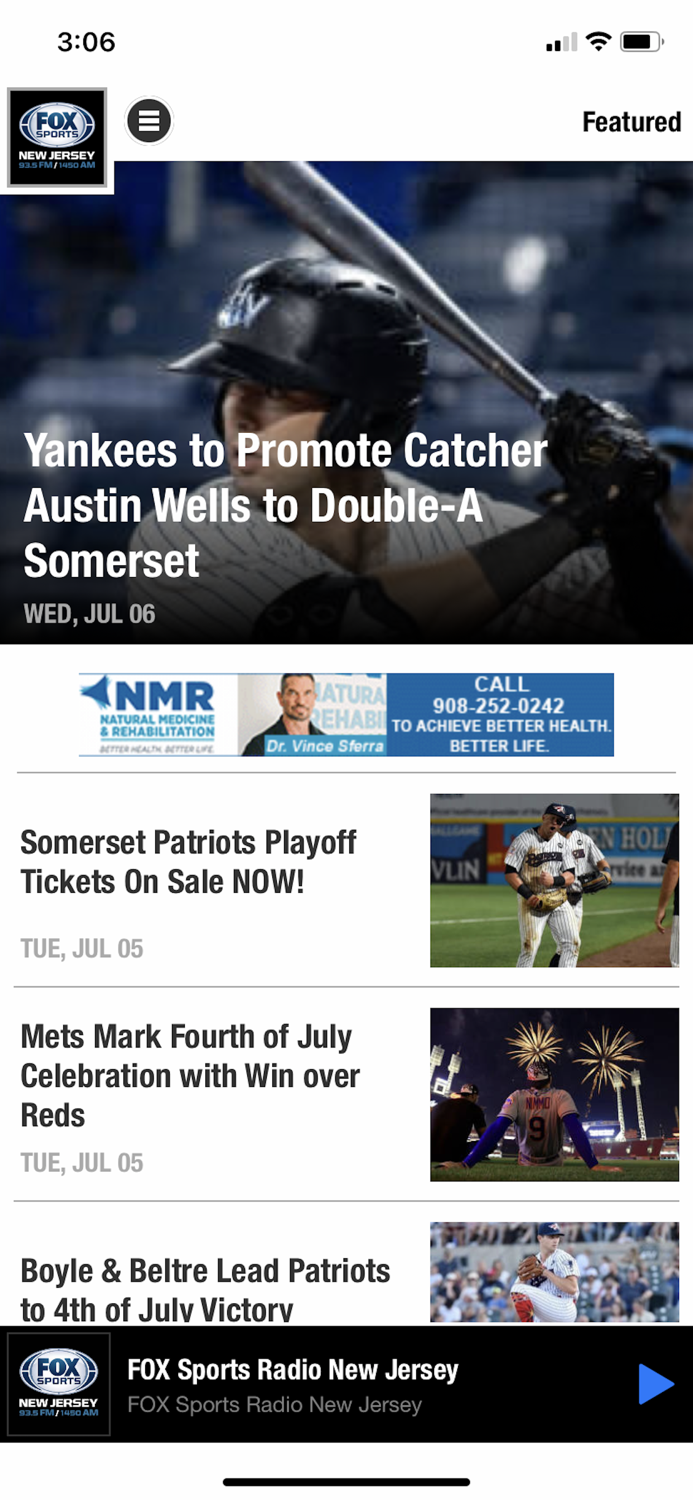 Fox Sports Radio New Jersey