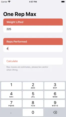 Game screenshot Obra - One Rep Max apk