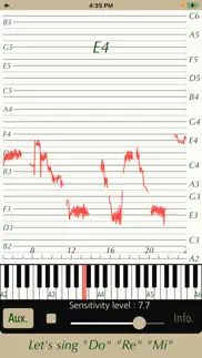 vocal on stave iphone screenshot 2