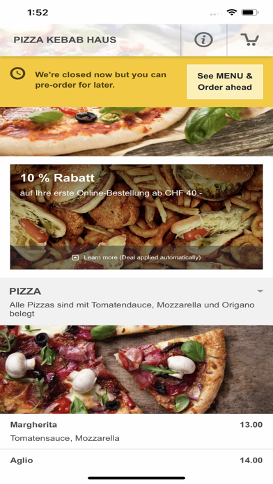 Pizza Kebab Haus Screenshot