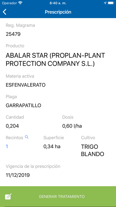 CECOGA Cuaderno de Explotación Screenshot