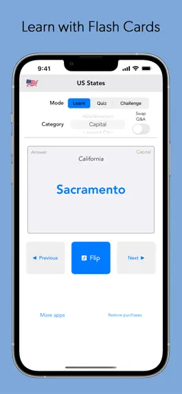 Game screenshot US States & Capitals Quiz Game apk