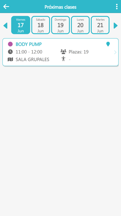 SINERGYA FITNESS Screenshot