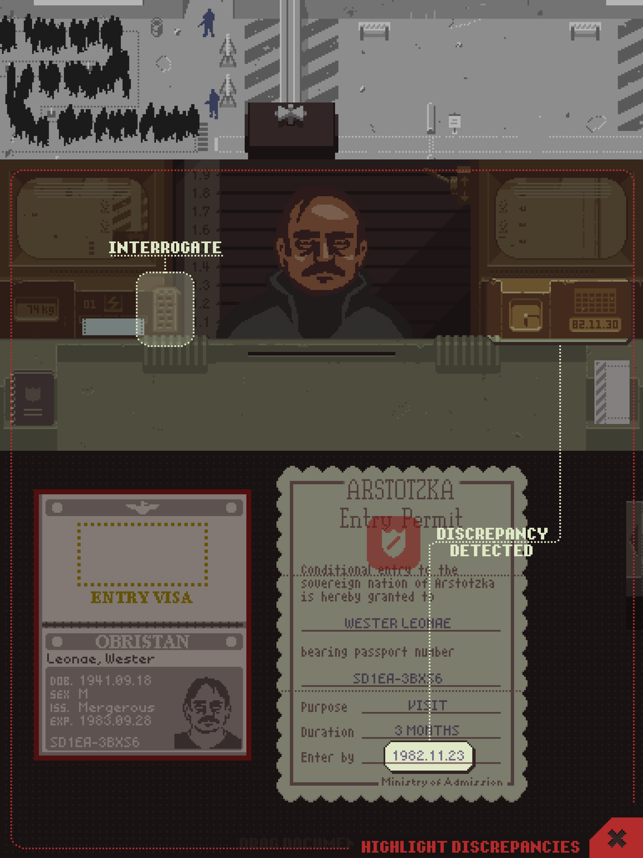 ‎Papers, Please Screenshot