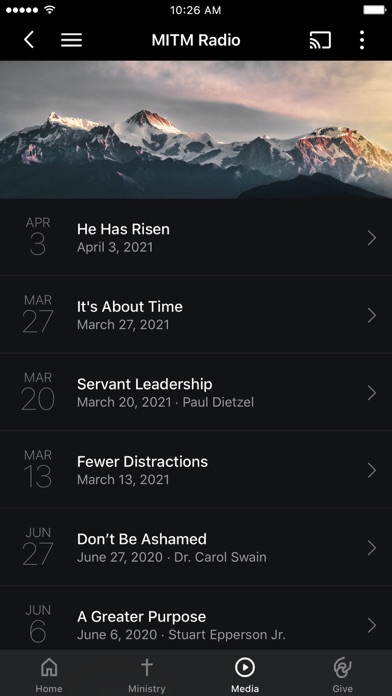 MITM  Global Ministries Found. Screenshot