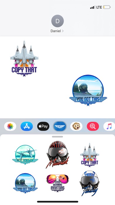 Top Gun: Maverick Stickers Screenshot