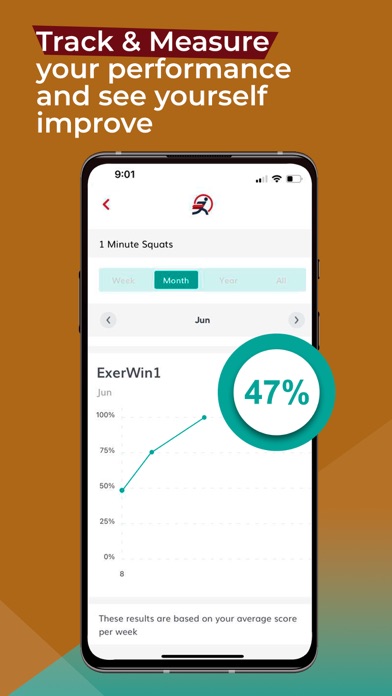 ExerWin Fitness Coach Screenshot