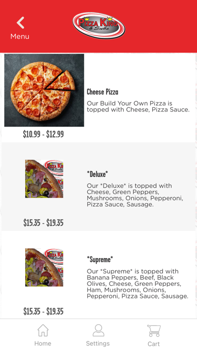 Pizza King Delivers Screenshot