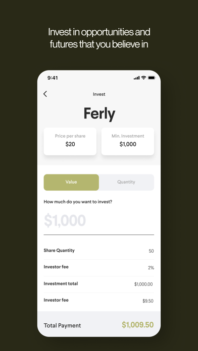 FoS Investor Community Screenshot