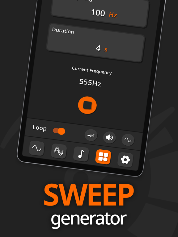 Frequency Sound Wave Generator iPad screenshot 4 - Utilities app