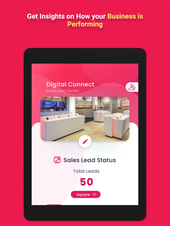 Kriips Business iPad screenshot 2 - Shopping app