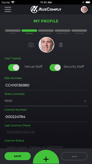 AusComply - Digital Compliance Screenshot