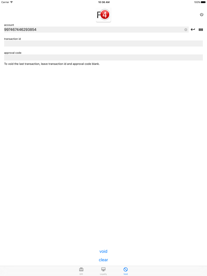 Gift and Loyalty Terminal