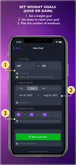 Game screenshot Fitarget: simple workout log mod apk