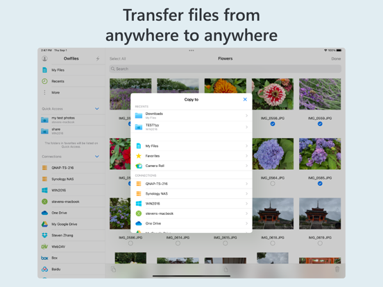 Owlfiles - File Manager iPad app afbeelding 3