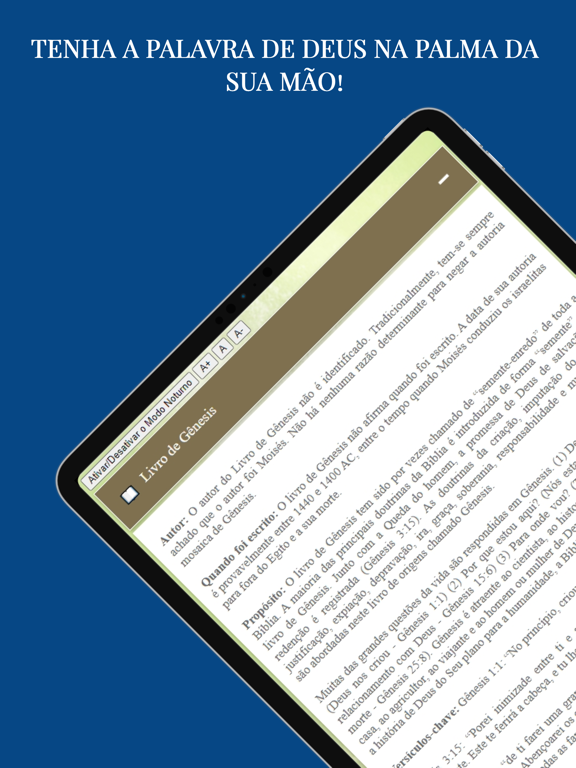 Bíblia Sagrada NTLH iPad screenshot 8 - Reference app