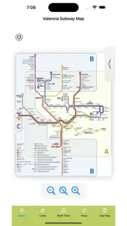 valencia subway map iphone screenshot 4