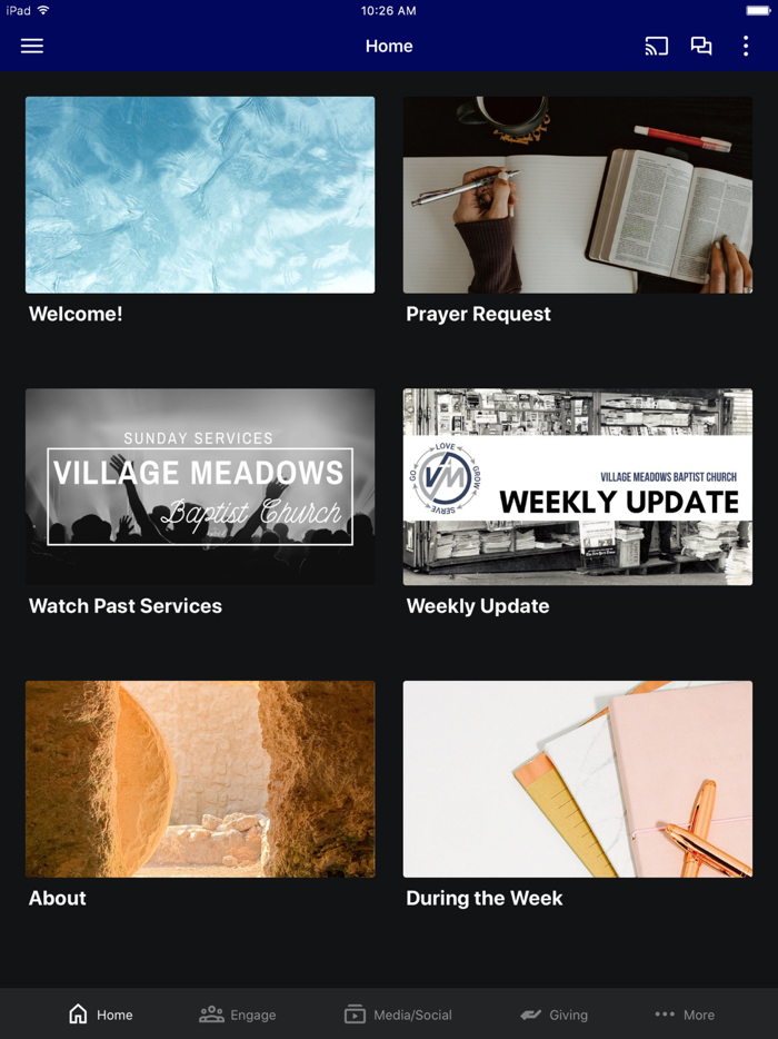 Village Meadows.Church