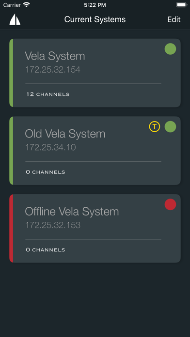 Vela Monitor Screenshot