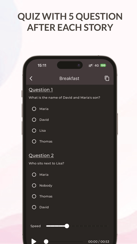 #5. Learn English: Read and Listen (iOS) بواسطة: Zhivko Gerasimov