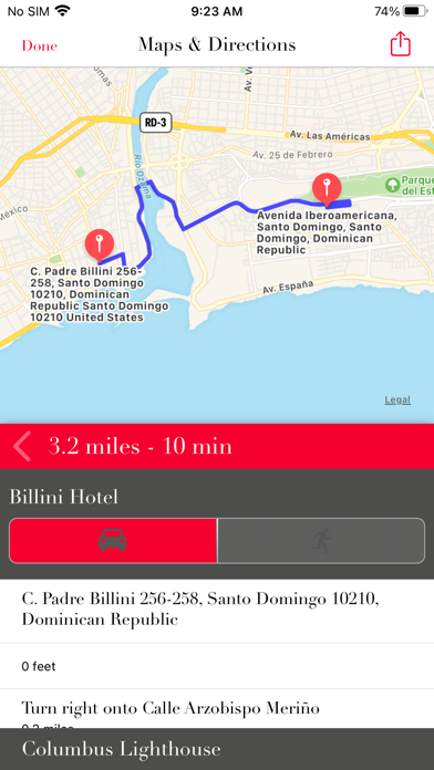 Billini Hotel Screenshot