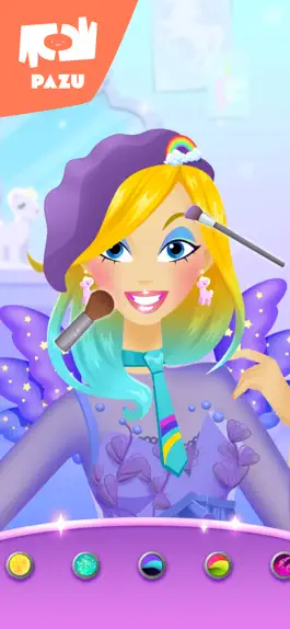 Game screenshot Makeup girls unicorn dress up hack