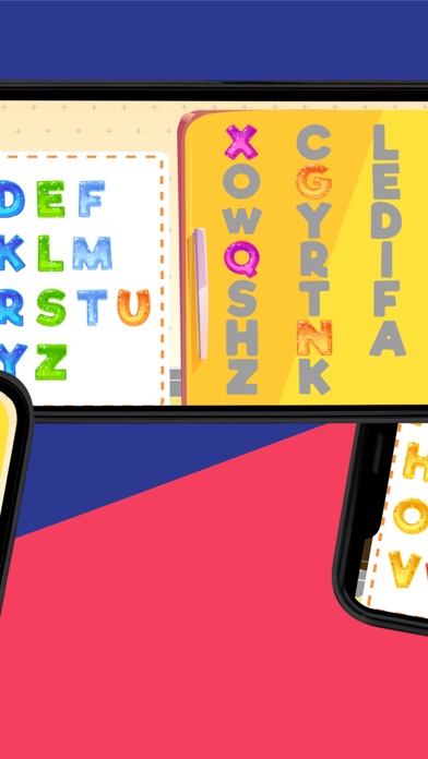 English Letters Fridge Screenshot