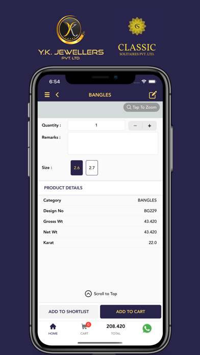Y.K. JEWELLERS Screenshot