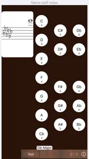 guitar sight reading trainer iphone screenshot 3