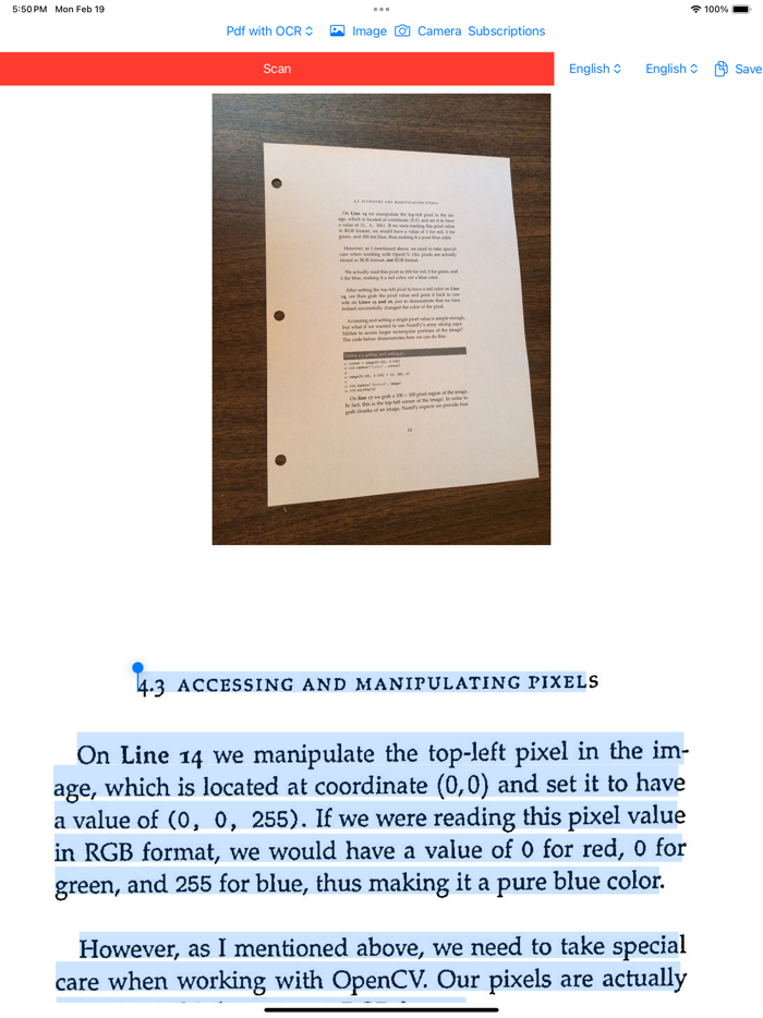 Photo Scanner  Translator